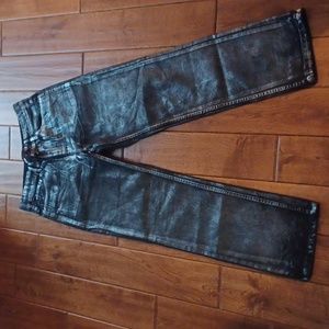 Mango Straight Foil Jeans - New